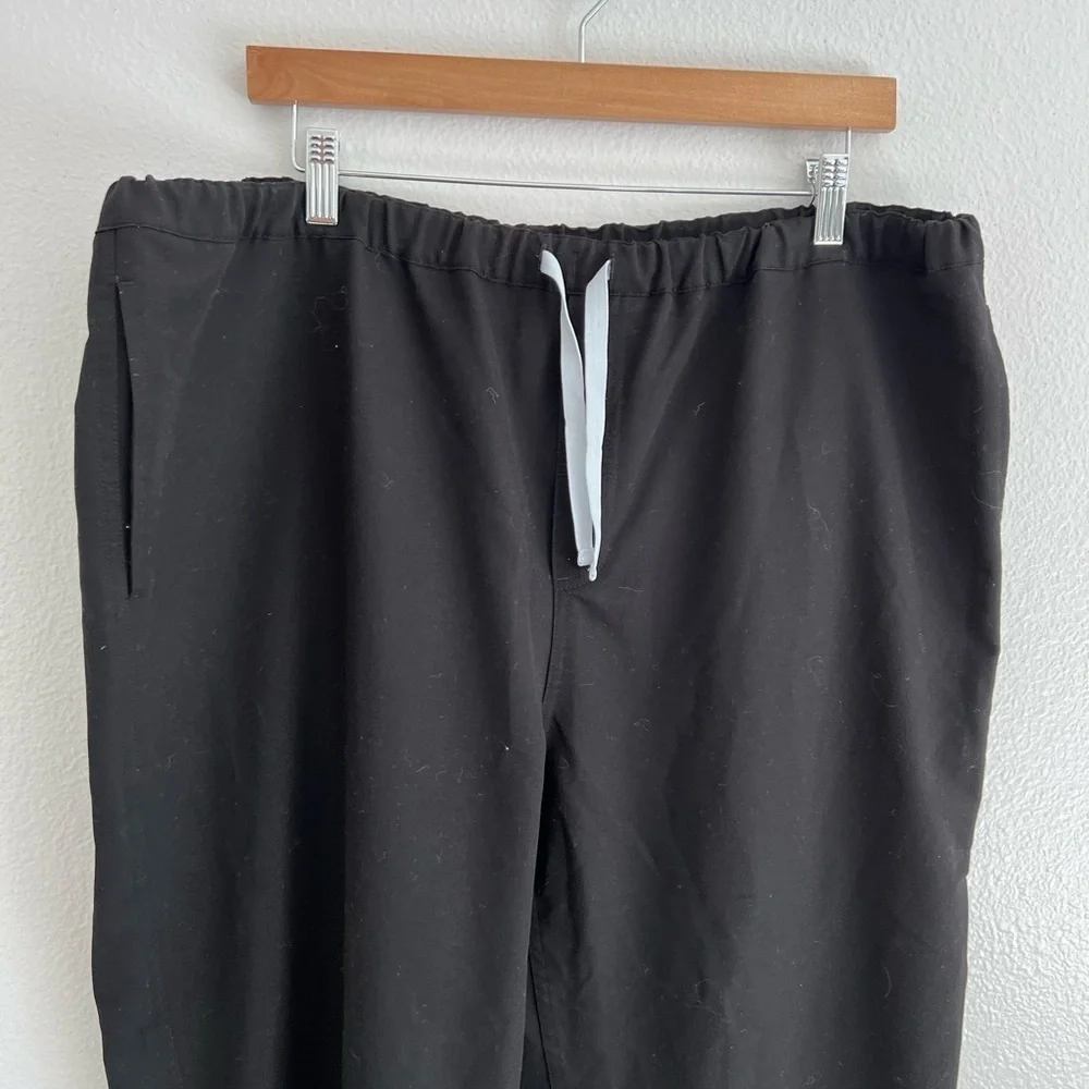 Figs Men's Slim Fit Pisco Basic Scrub Pants in Black XXL